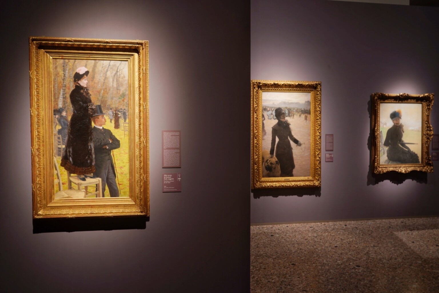 De Nittis, Pittore della vita moderna, exhibition view, Palazzo Reale, Milano, 2024, Ph. Vincenzo Bruno per CMS