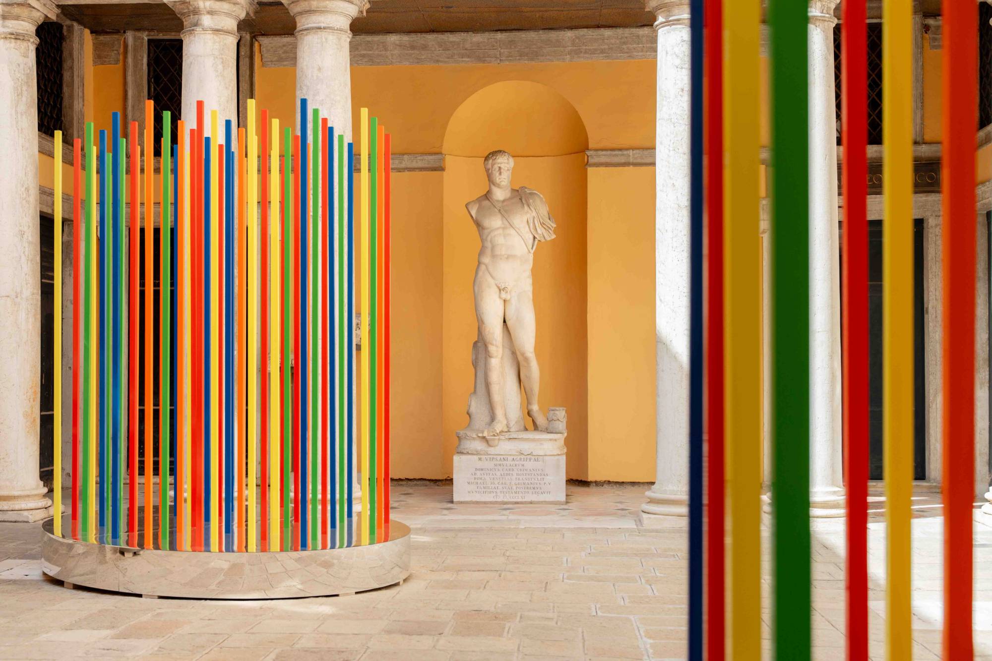 LINES by KENGO KITO, installation view, Museo archeologico nazionale di Venezia, 2025 - Courtesy Veronesi Namioka, ph credit Ilaria Zago