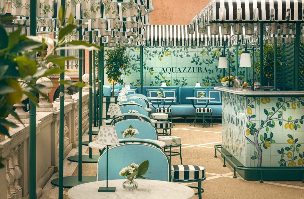 Hotel de Russie - AQUAZZURA bar- Courtesy e © Hotel De Russie