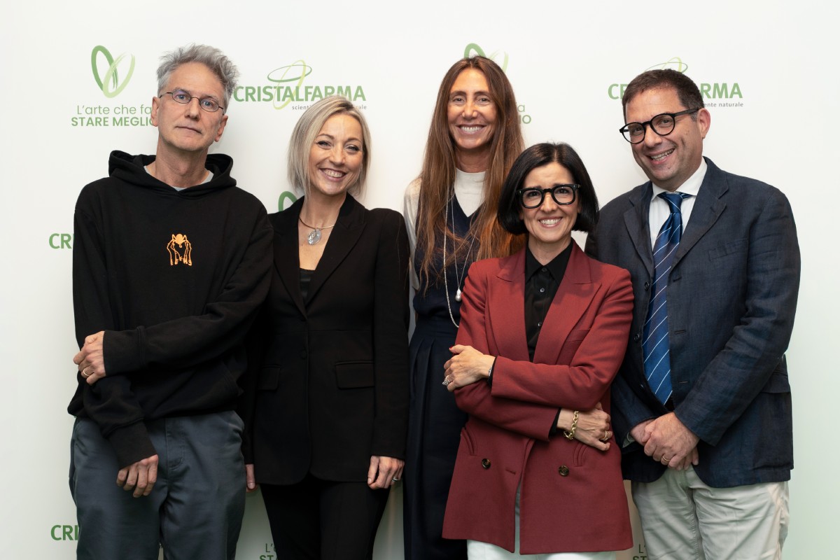 Luca Santiago Mora, Emanuela Zaietta, Cristina Del Bono, Bruna Roccasalva, Michele Gennuso. Ph. Credit Cristalfarma