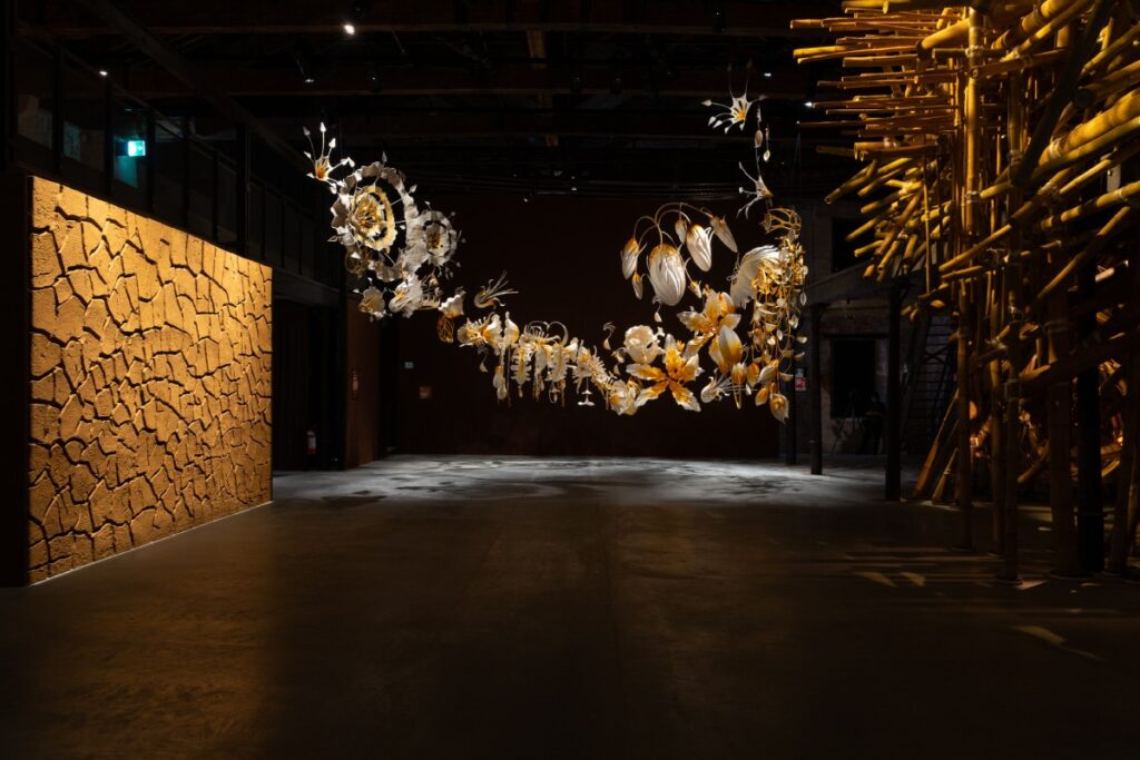 Pavilion of INDIA, Geographies of Distance: remembering home, 61st International Art Exhibition  La Biennale di Venezia, In Minor Keys. Photo by Luca Zambelli Bais, courtesy La Biennale di Venezia