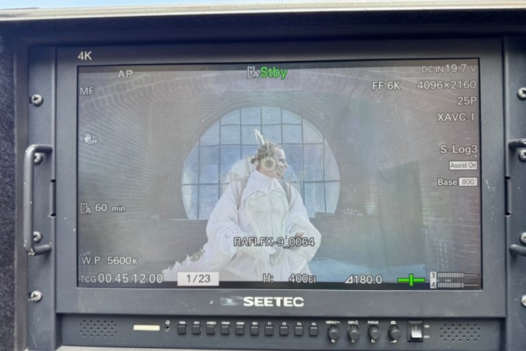 Backstage film production - The six seasons of the White Peacock - Driant Zeneli - 2025 - Courtesy l'artista