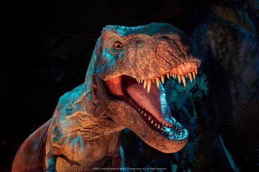 Exhibition view, Jurassic World The Experience ©2025 Universal Studios & Amblin Entertainment, Inc. All Rights Reserved. Courtesy ufficio stampa Alveare Produzioni