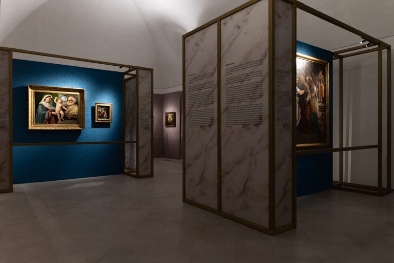 Installation view, Tesori nascosti della Galleria Borghese, MUST, Lecce, 2026, ph. Rosario Buffo