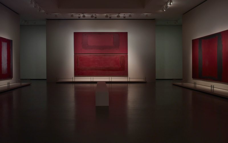 Left to right_Mark RothkoRed on Maroon, 1959Red on Maroon, 1959Red on Maroon, 1959Black on Maroon, 1959 (1)